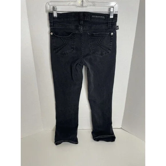 Rock & Republic Kendall Capri Jeans Womens Size 4, Black, R210794 - Picture 5 of 10